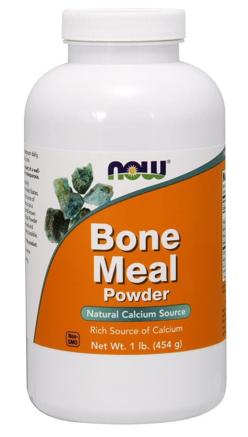 NOW Foods Bone Meal Powder 454g – Naturligt mineralpulver – NOW Foods packaging