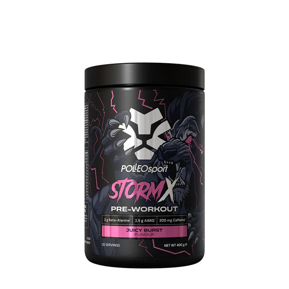 POLLEOsport - StormX før træning - Saftig frugtsmag, 400 g – POLLEOsport emballage
