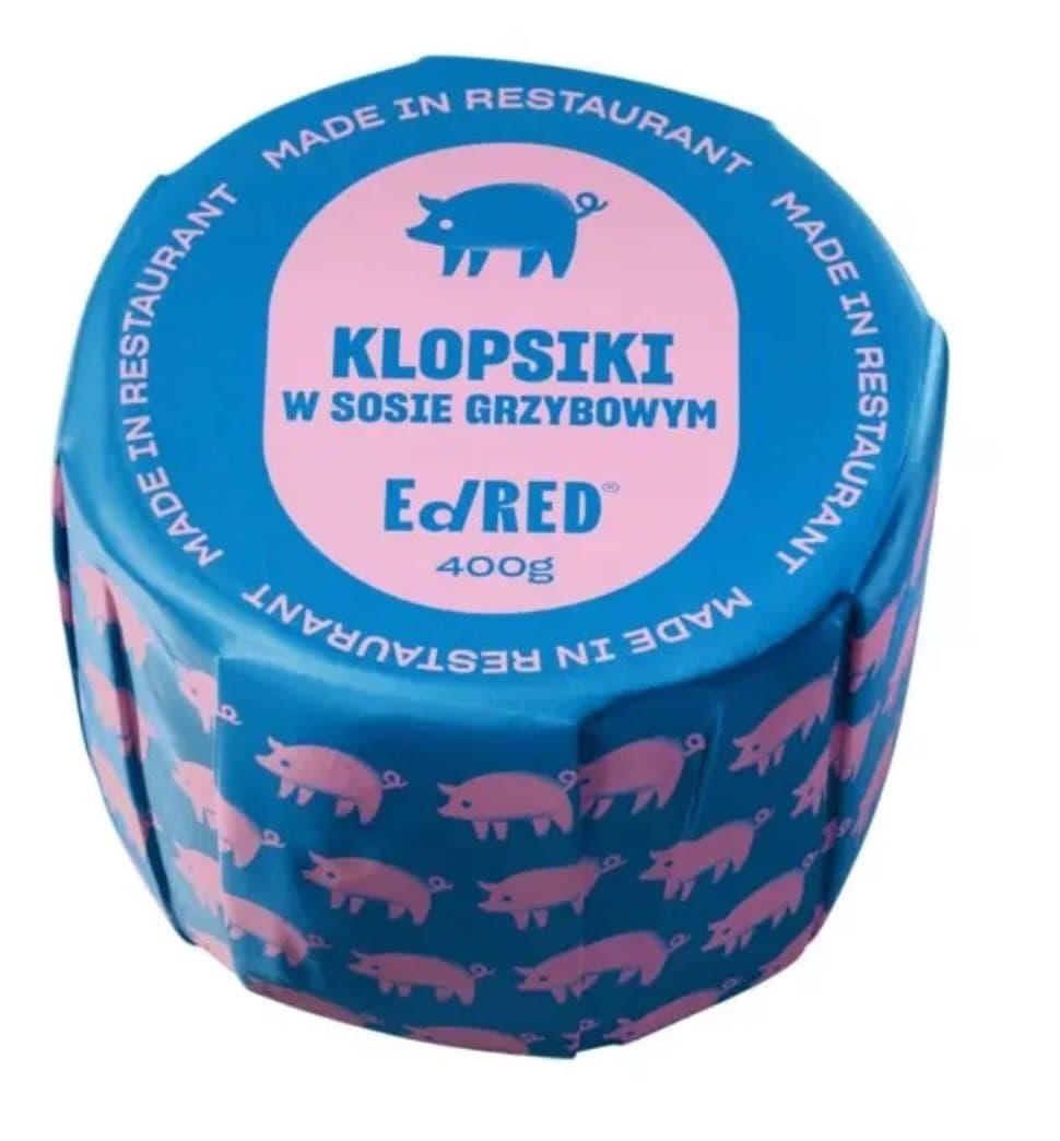 EdRED Pork Meatballs in Mushroom Sauce 400 g – Ed/RED packaging