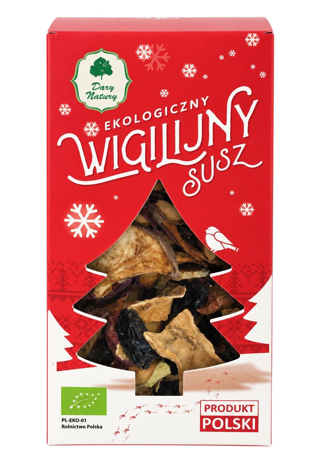 Dary Natury - Bio-Weihnachts-Trockenfrüchte 200g – Dary Natury Verpackung