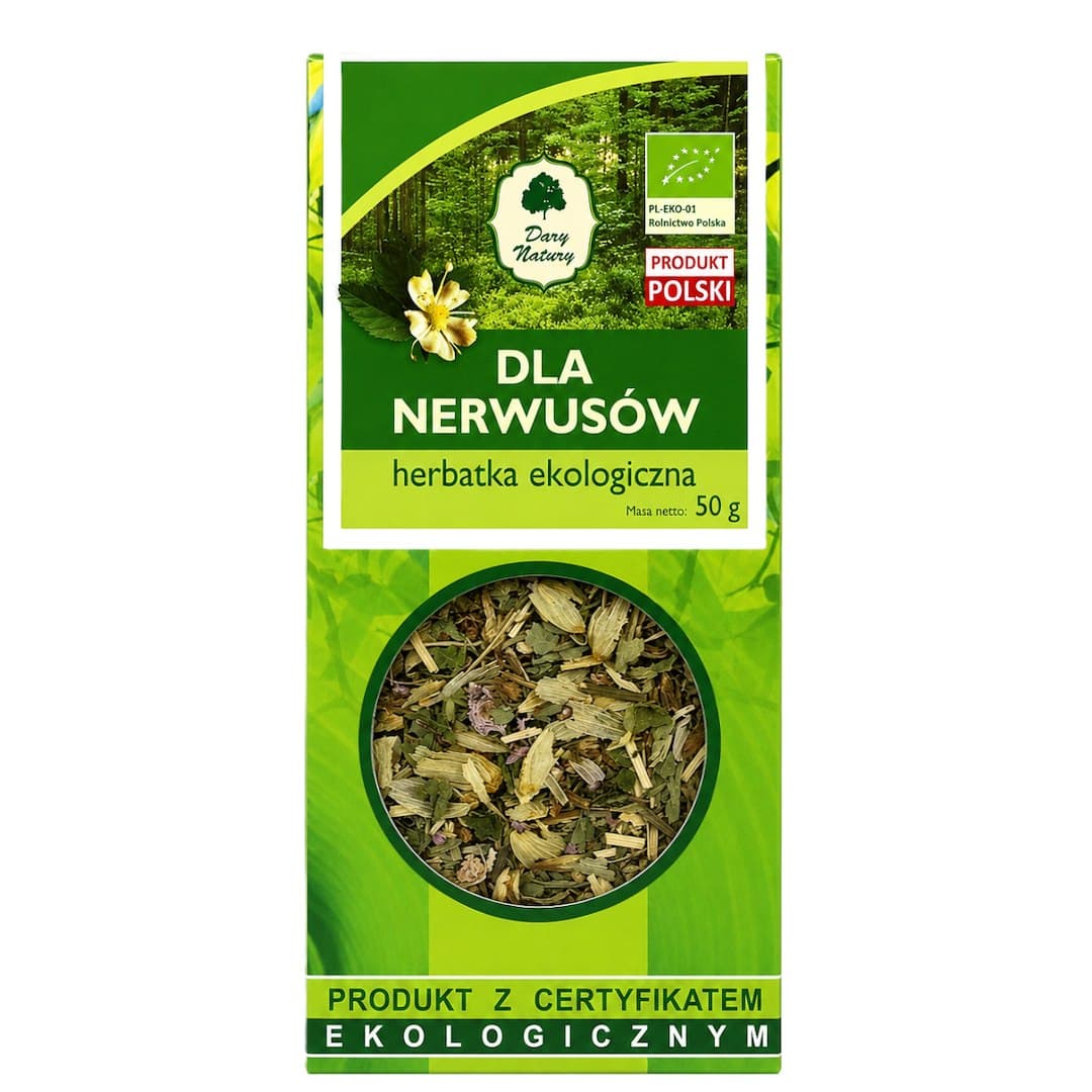 Dary Natury - Nervous System Tea – Dary Natury verpakking