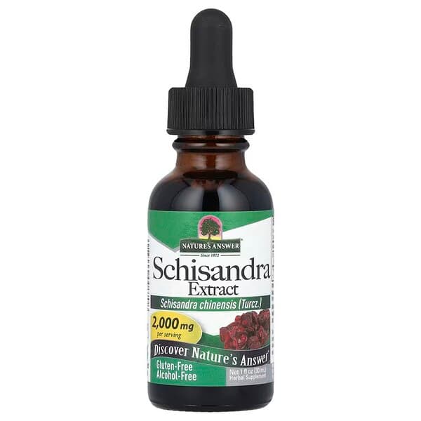 Nature's Answer - Schisandra Extract - 1 fl oz – Nature's Answer förpackning