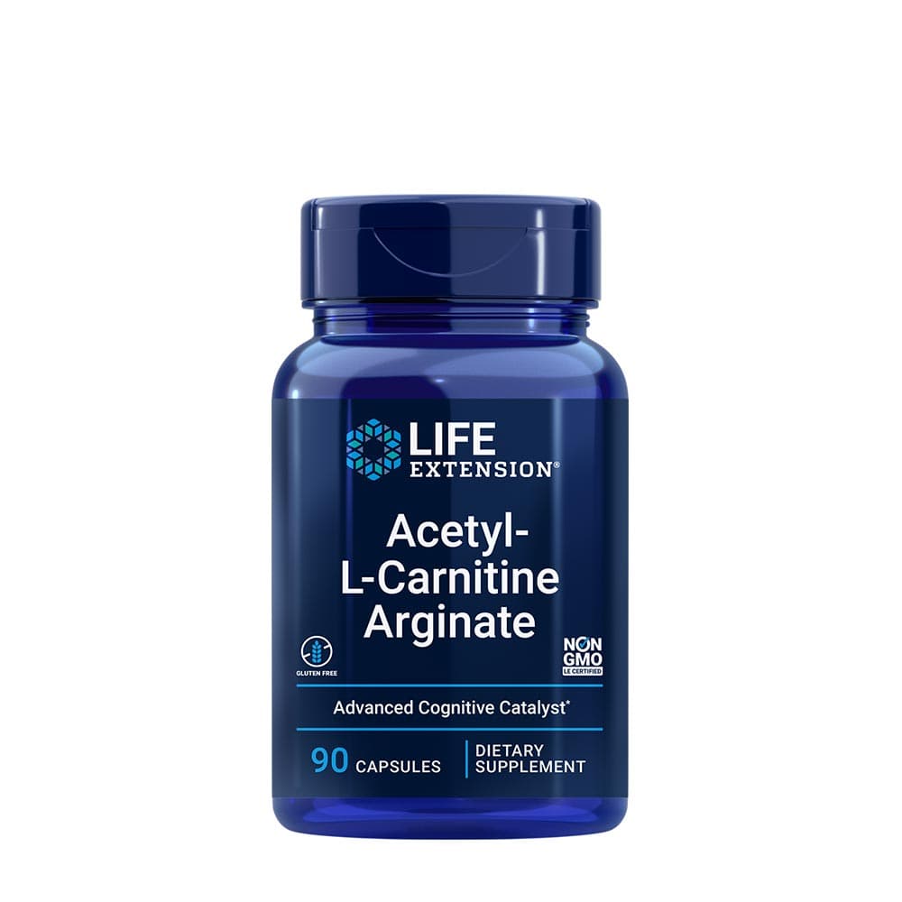 Life Extension Acetyl-L-Carnitine Arginate 90 Vcaps – Life Extension verpakking