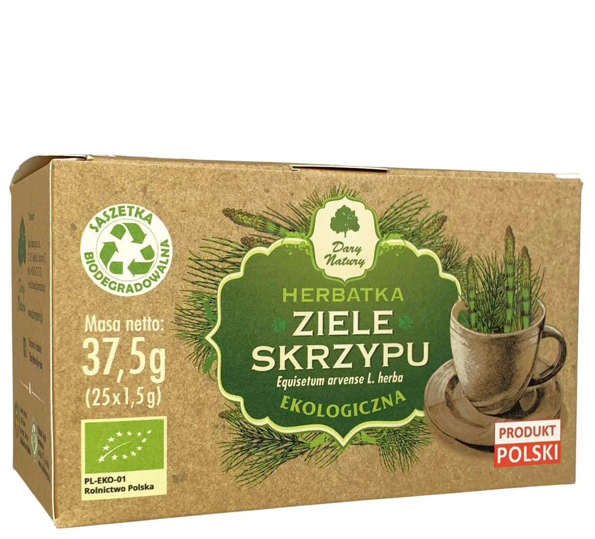 Dary Natury - Horsetail Herb – Dary Natury förpackning