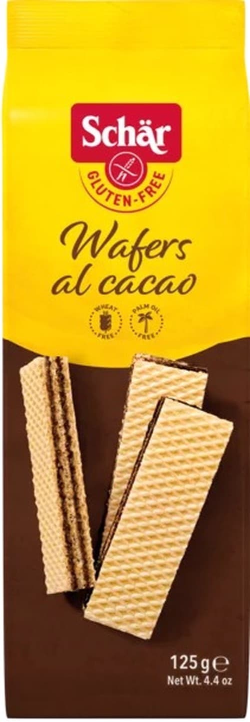 Schär Schar Wafelki kakaowe Wafers al – Schär opakowanie