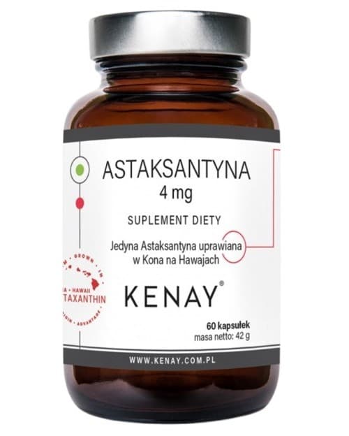 Kenay - Astaxanthin - 60 Caps – Kenay förpackning