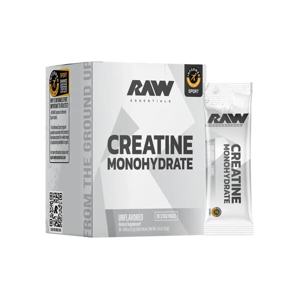 Raw Nutrition - Creatine Monohydrate – Raw Nutrition packaging