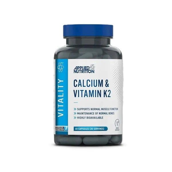 Applied Nutrition Calcium & Vitamin K2 - 60 Capsules – Applied Nutrition packaging