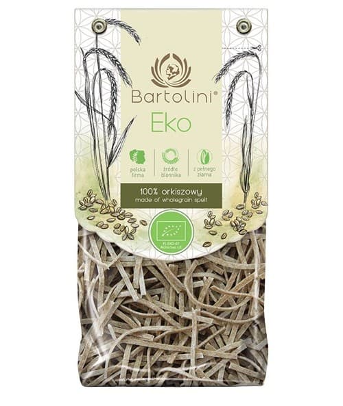 Bartolini Organic Whole Grain Spelt Pasta No. 2 – Bartolini confezione