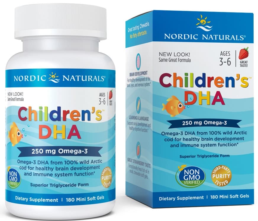 Nordic Naturals Children's DHA – Nordic Naturals embalagem
