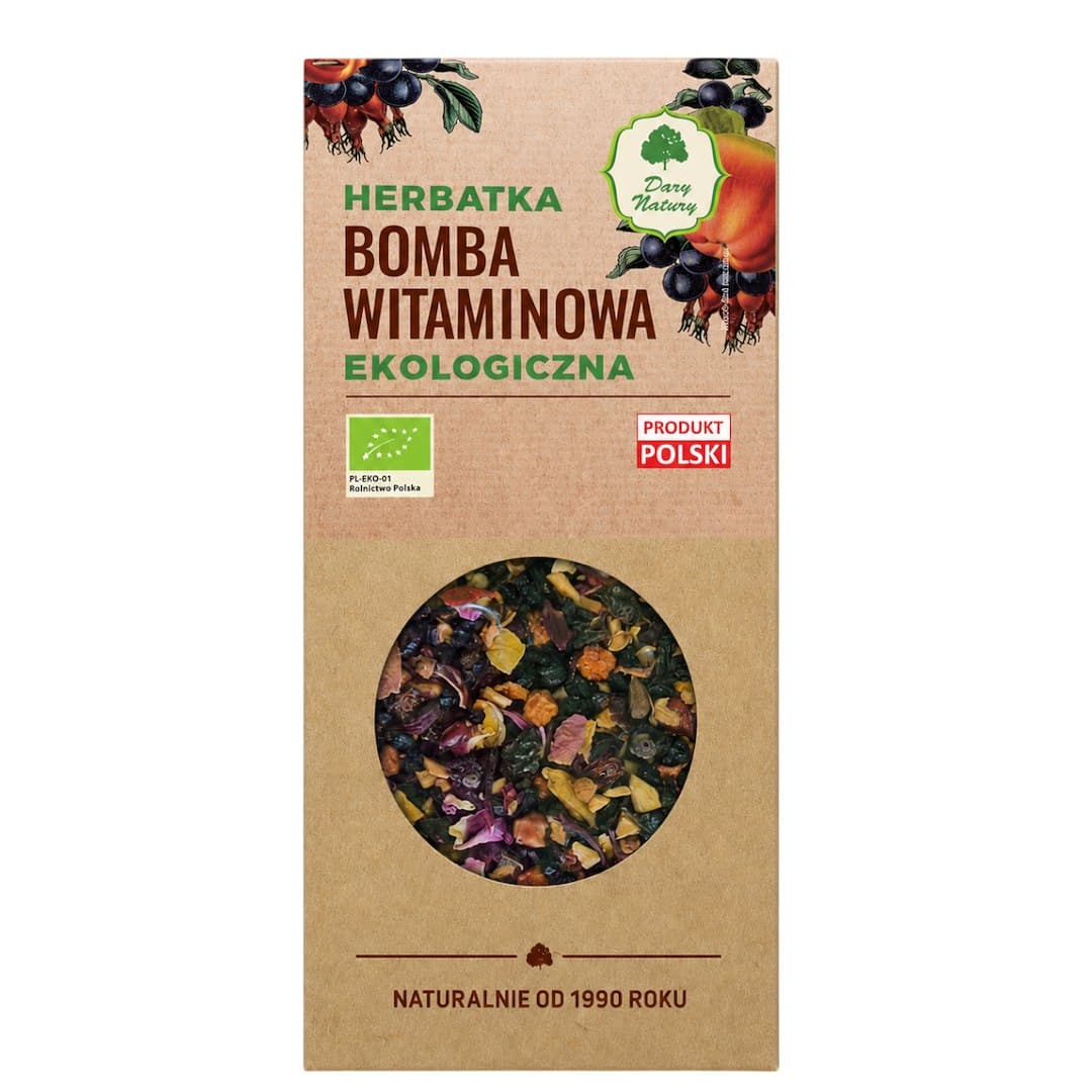Dary Natury - Vitamin Bomb Tea – Dary Natury verpakking
