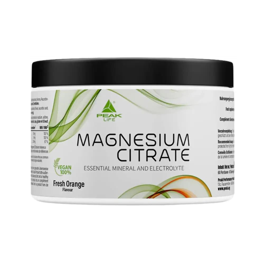Peak Magnesiumcitrat – Peak Verpackung