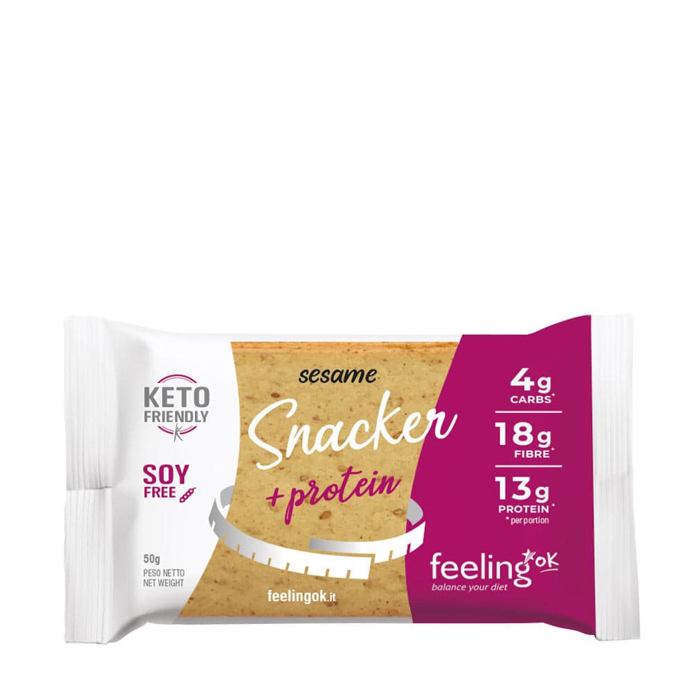 FeelingOK - Sesam Snacker +Protein – FeelingOK emballage