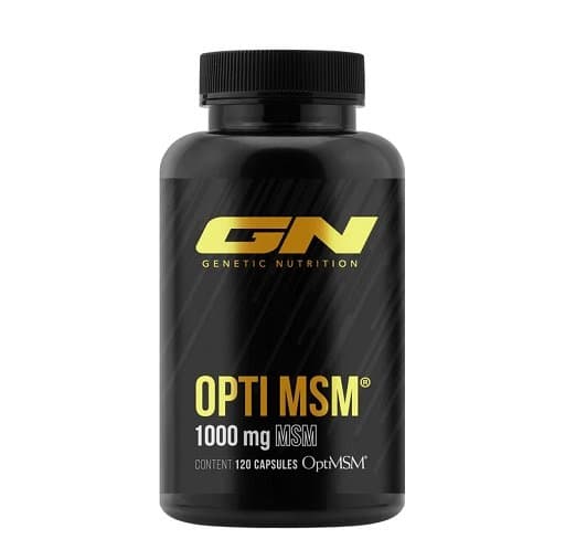 GN Genetic Nutrition - Opti MSM - 120 Kapseln – GN Genetic Nutrition Verpackung