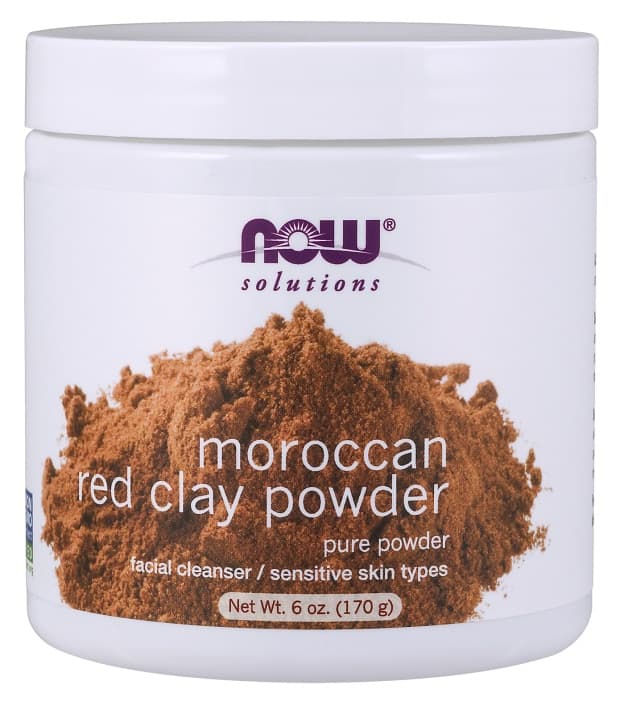 NOW Foods - Argila Vermelha Marroquina 100 g – NOW Foods packaging