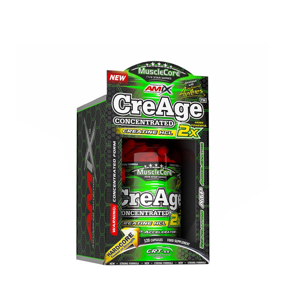 Amix MuscleCore Dw Creage Concentrated 120 capsules – Amix packaging