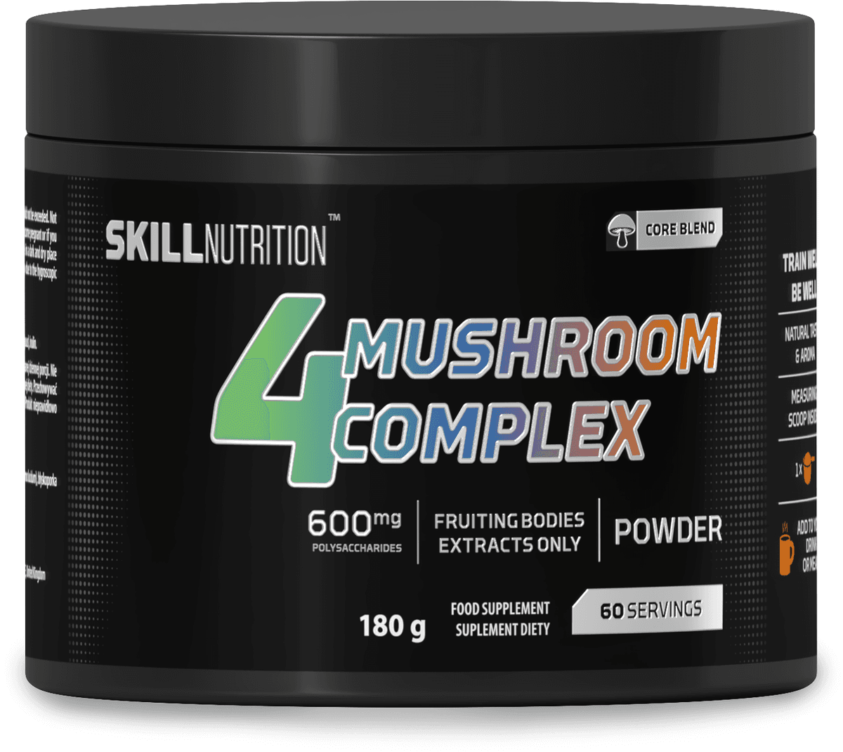 Skill Nutrition - Complexe 4 Champignons - 180g – Skill Nutrition packaging