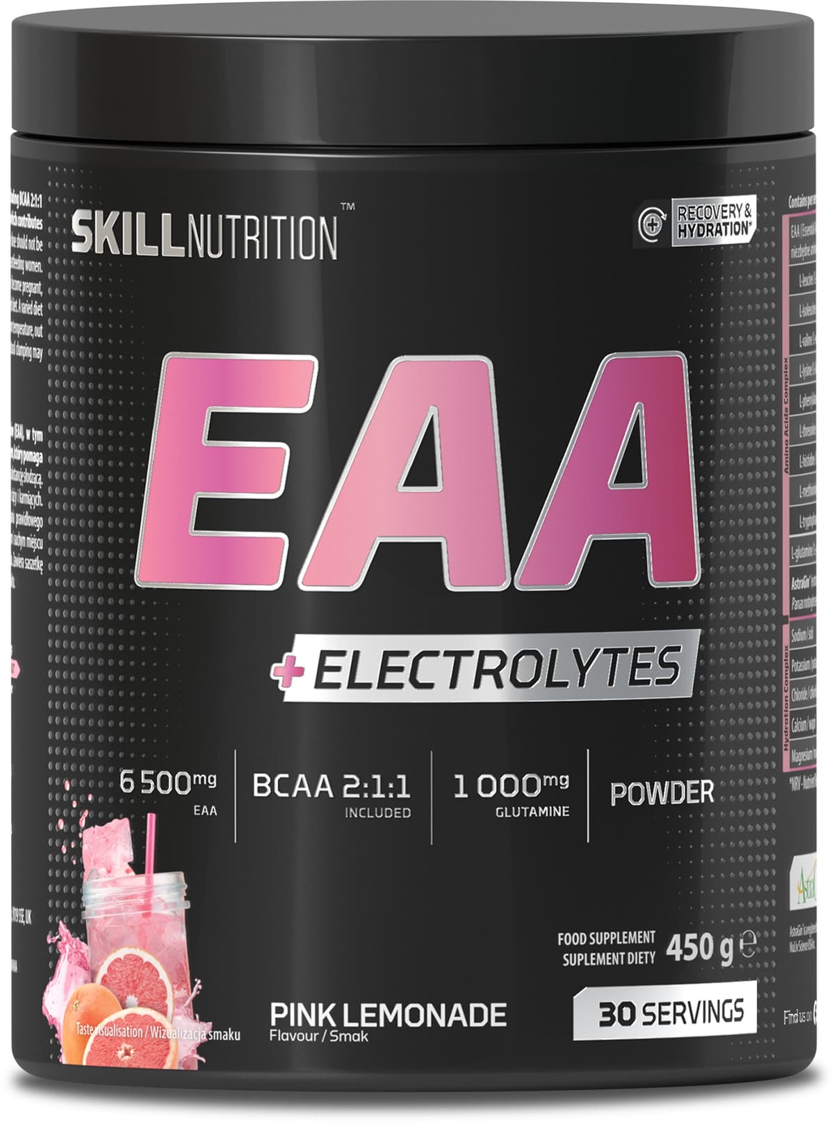 Skill Nutrition - EAA + Electrolytes – Skill Nutrition förpackning