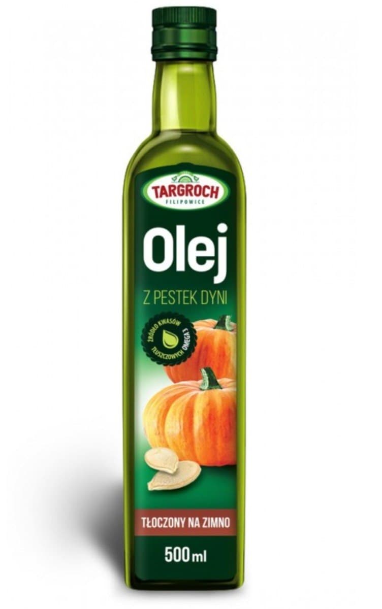 Targroch Pumpkin Seed Oil 500 ml – Targroch packaging