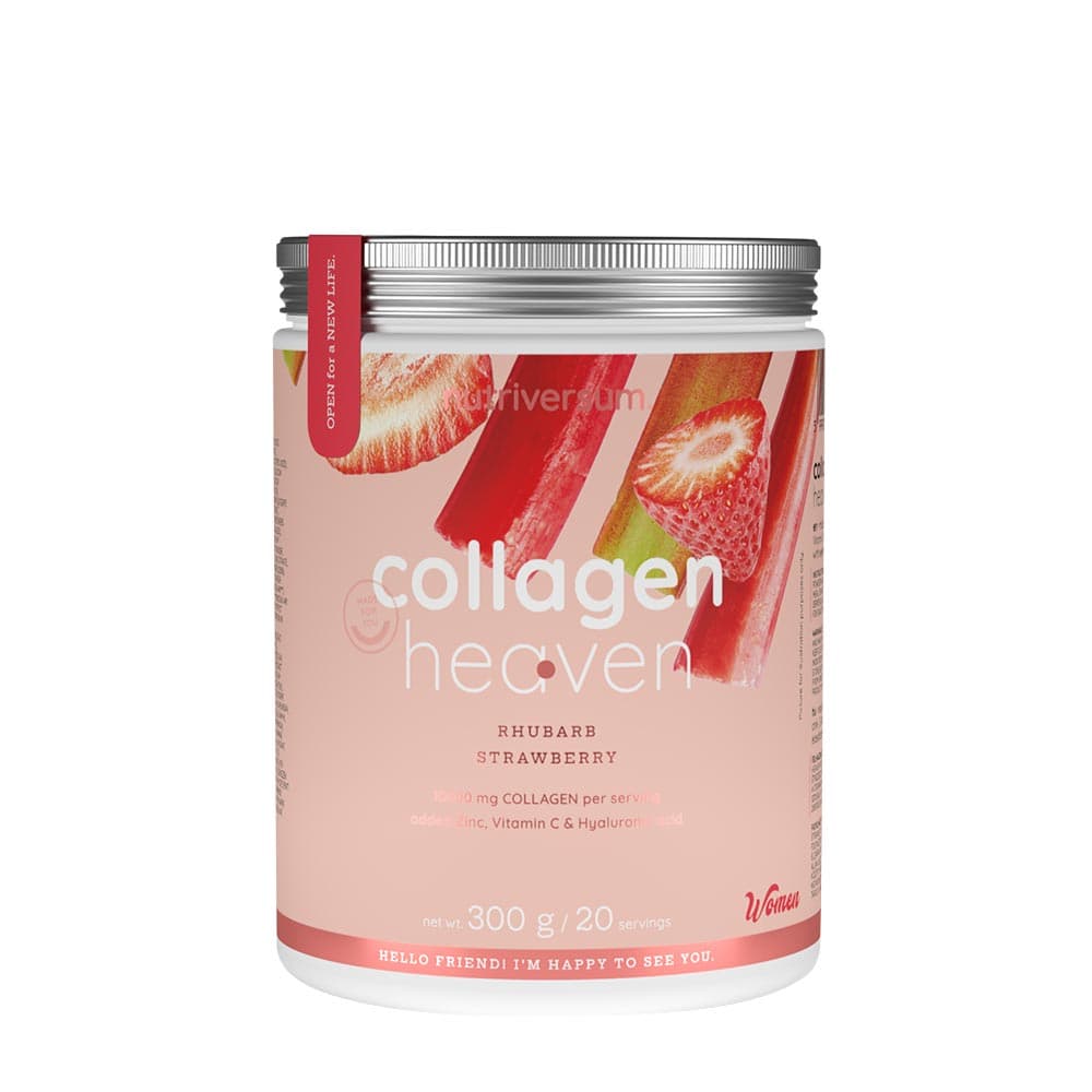 Nutriversum - Collagen Heaven, Rhubarb Strawberry - 300g – Nutriversum förpackning