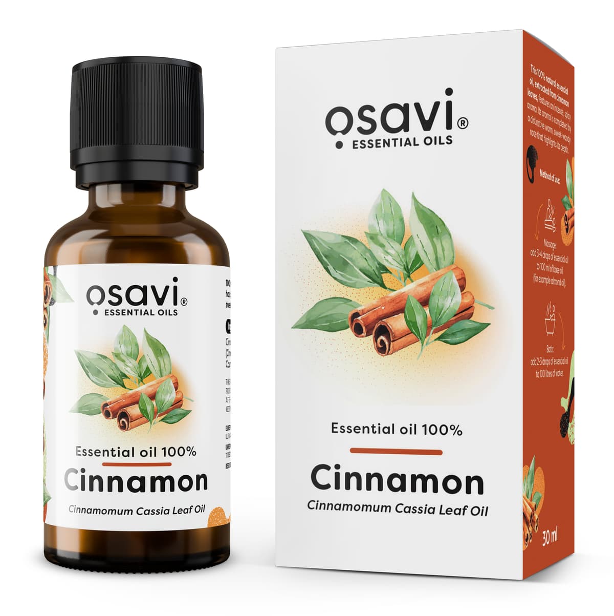 Osavi - Essential Oil 100%, Cinnamon – Osavi packaging