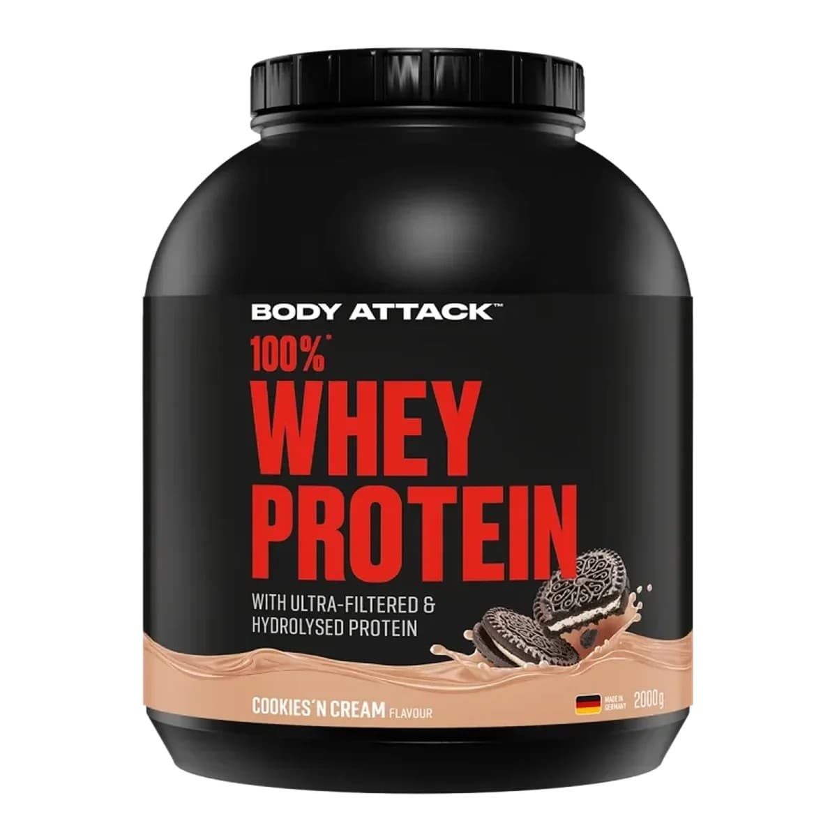 Body Attack - 100 % valleprotein – emballage