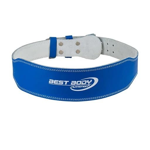 Best Body Nutrition - Best Body, cinturón de halterofilia azul – empaque