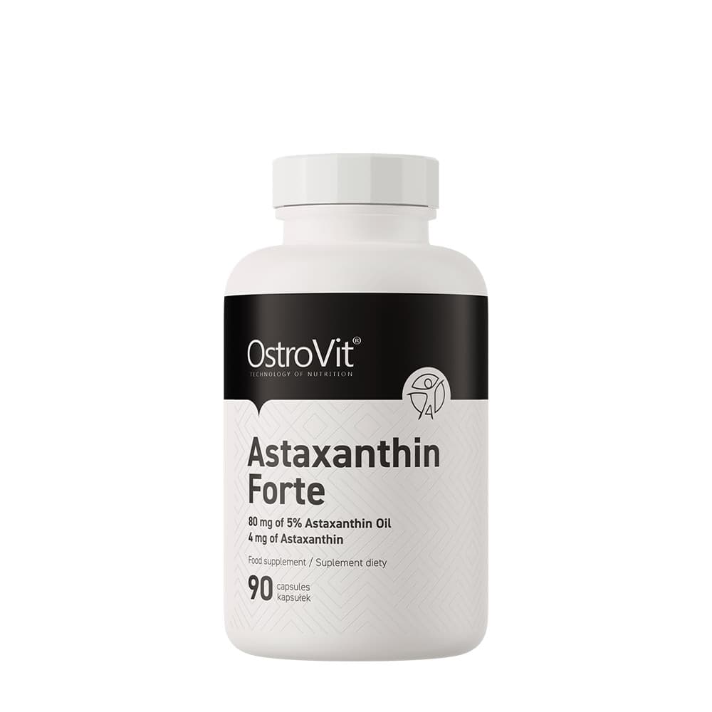 OstroVit Astaxanthin Forte 4 mg – 90 capsule – OstroVit packaging