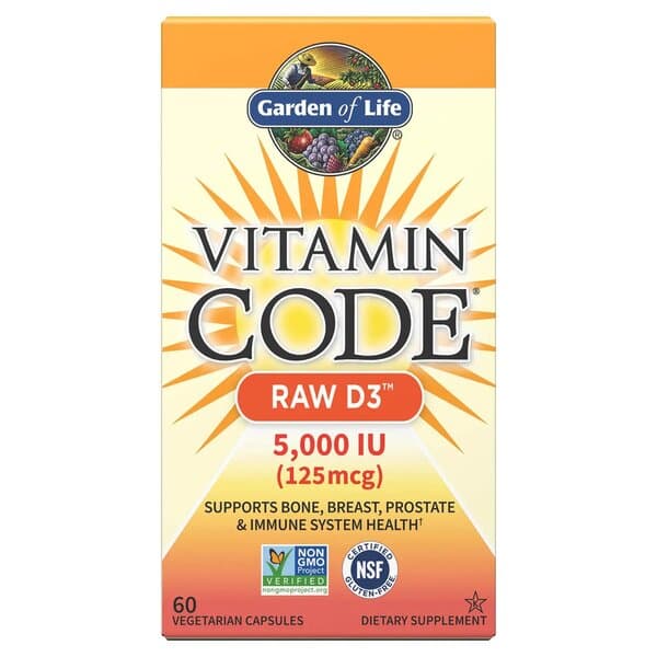 Garden Of Life - Vitamin Code Raw D3 - 60 Vcaps