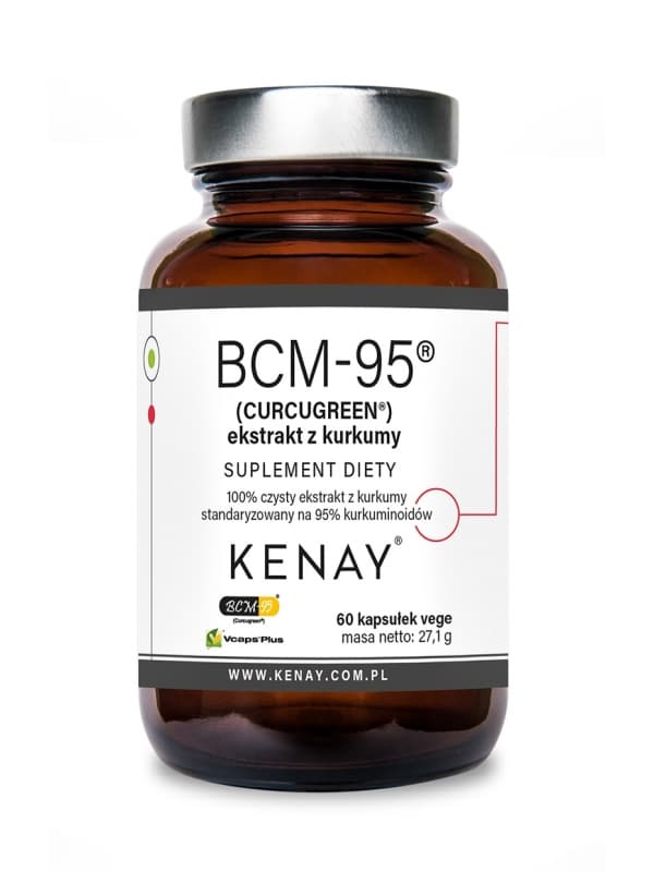 Kenay - Extrato de curcuma Bcm-95 Curcugreen – embalagem