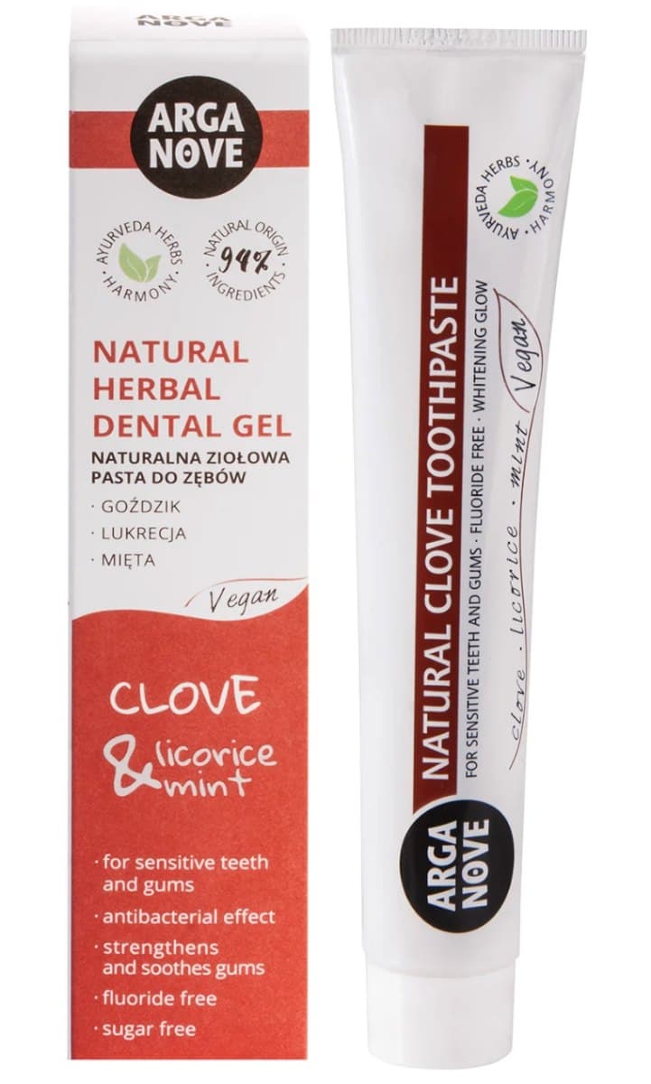 Arga Nove - Natural Herbal Dental Gel - 100g – Arga Nove förpackning
