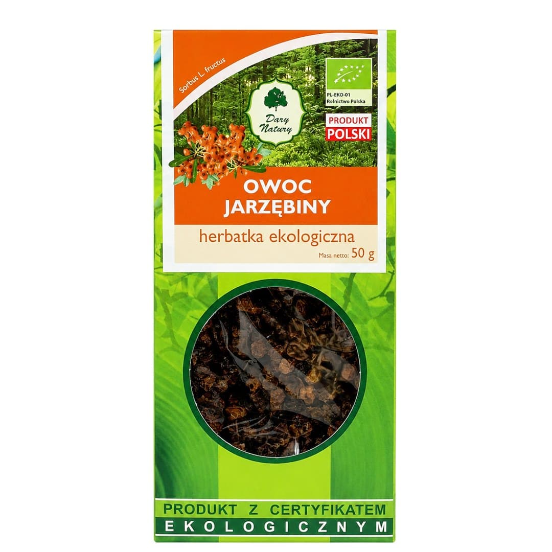 Dary Natury - Rowan Berry Fruit - 50g – Dary Natury packaging