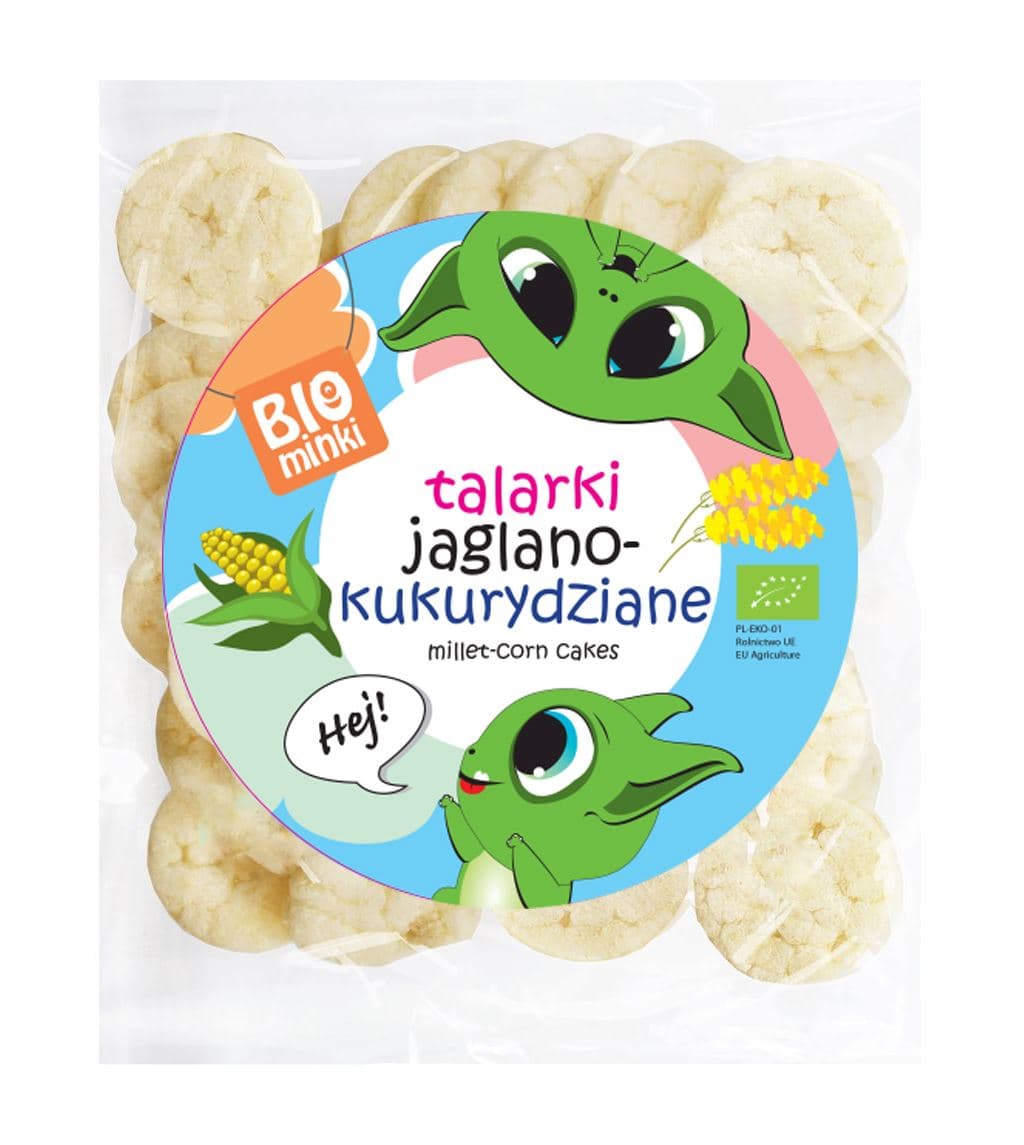 Biominki Talarki Jaglano-Kukurydziane BIO 55 g | Bio Planet – Biominki packaging