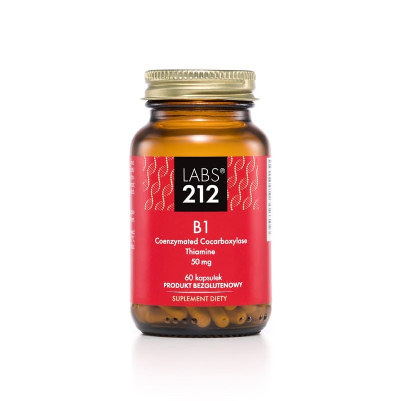 Labs 212 - B1 Coenzymated Cocarboxilase Tiamina 50mg, 60 cápsulas – LABS 212 packaging