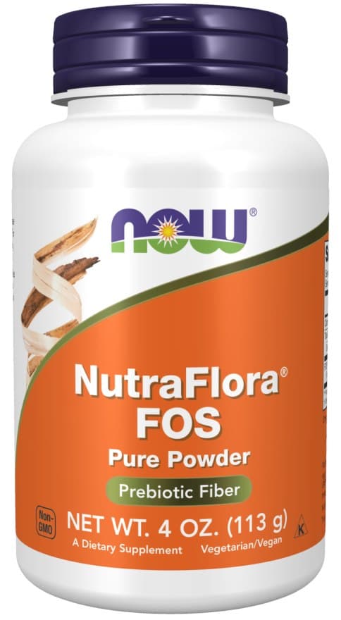 NOW Foods Nutraflora FOS Pure Powder 113g – NOW Foods packaging