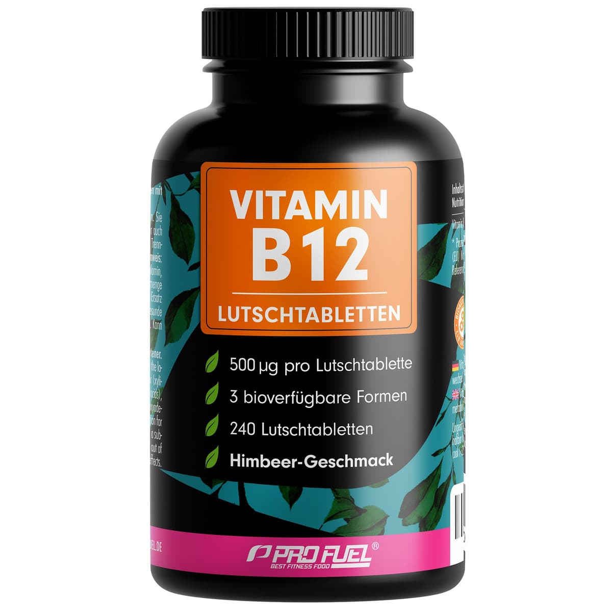 PRO FUEL - Vitamin B12 - Lutschtabletten – PRO FUEL Verpackung