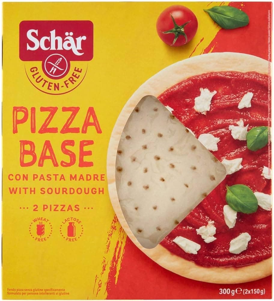 Schär - Schar Placki Pizza Base 2X150g 300g – Schär förpackning