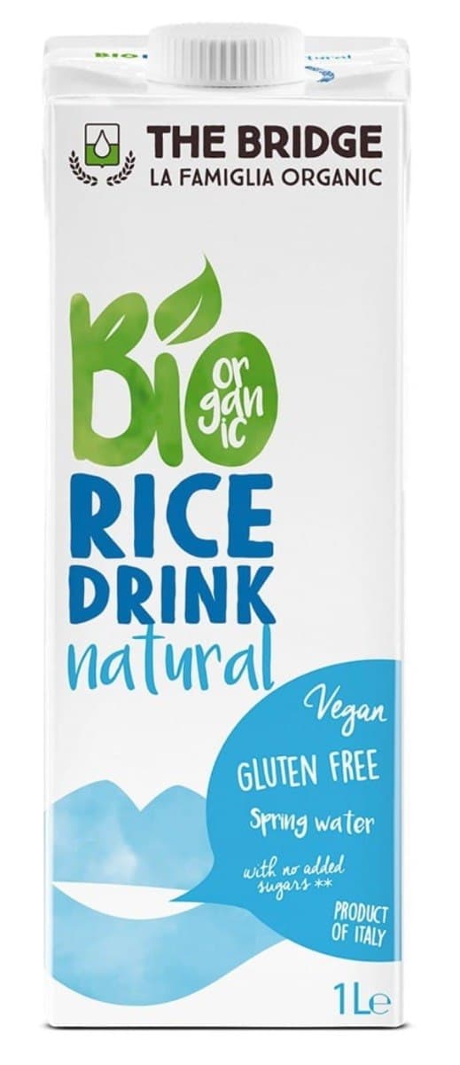 The Bridge - Organic Rice Drink - 1L – The Bridge förpackning