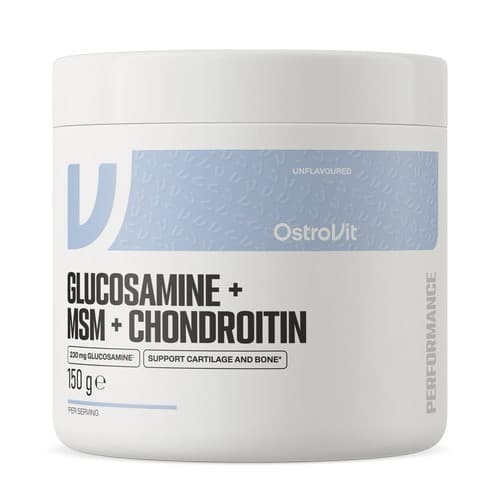 Ostrovit - Glucosamine + MSM + Chondroïtine Poudre 150g – OstroVit emballage