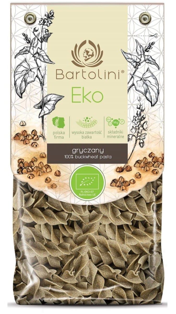 Bartolini Buckwheat Pasta Large Spiral BIO 250 g | Bio Planet – Bartolini packaging