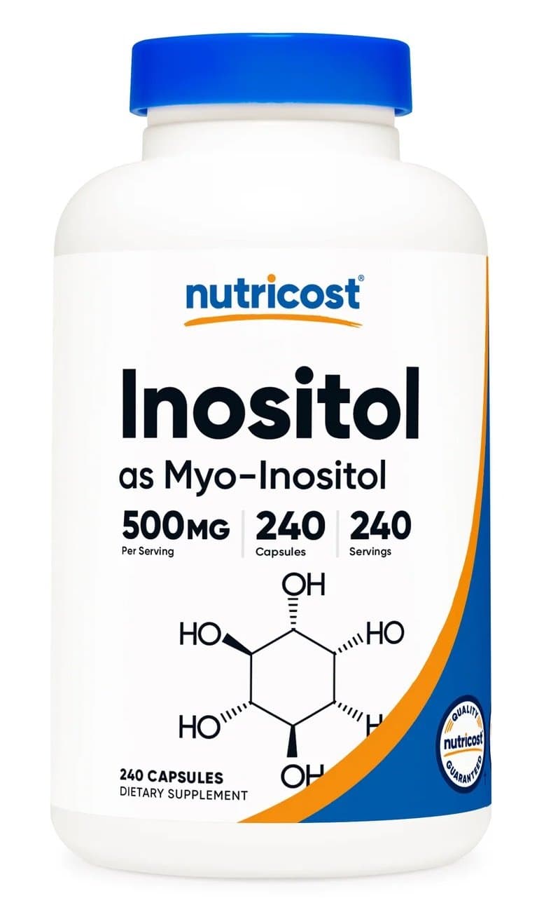 Nutricost - Inositol - 240 Cápsulas – Nutricost empaque