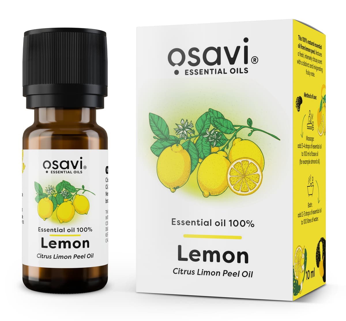 Osavi - Aceite Esencial 100%, Limón – Osavi empaque