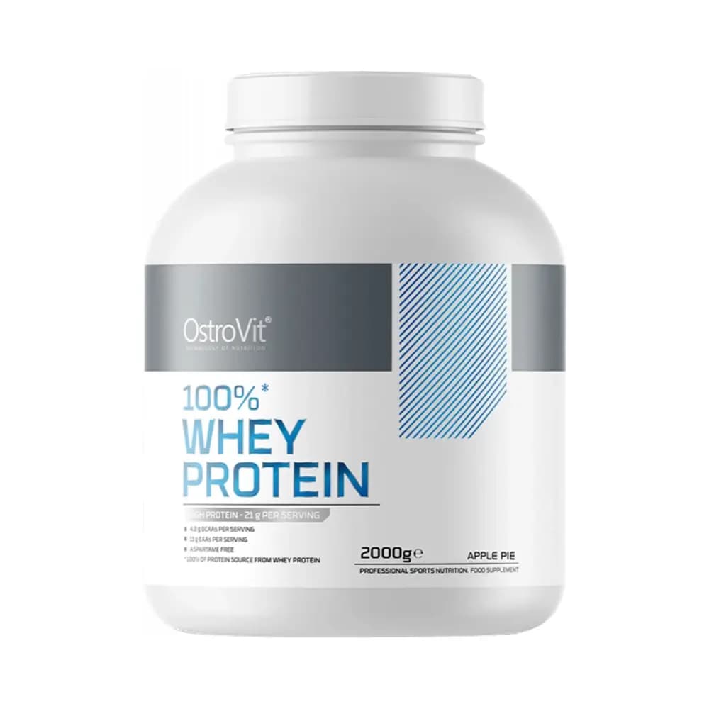 OstroVit - 100% Whey Protein - Apple Pie - 2000g – OstroVit förpackning