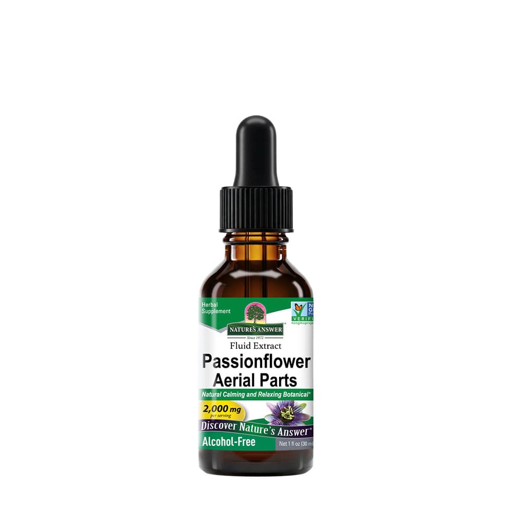 Nature's Answer Passionflower Aerial Parts 30ml - alkoholfritt växtextrakt – Nature's Answer empaque