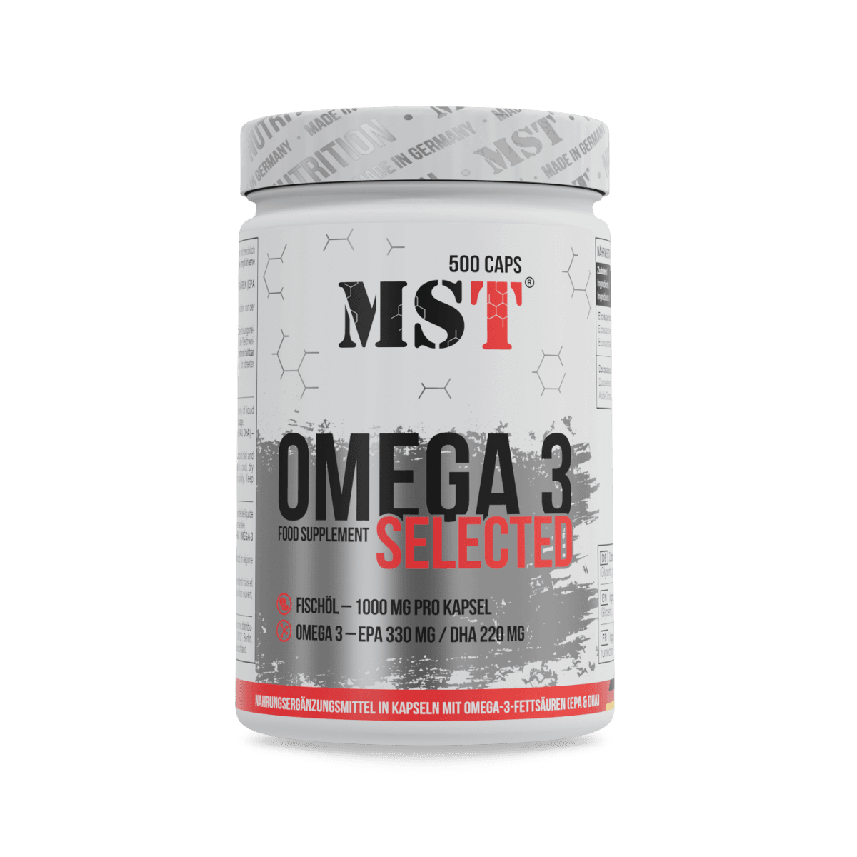MST - Omega-3, udvalgt – MST emballage