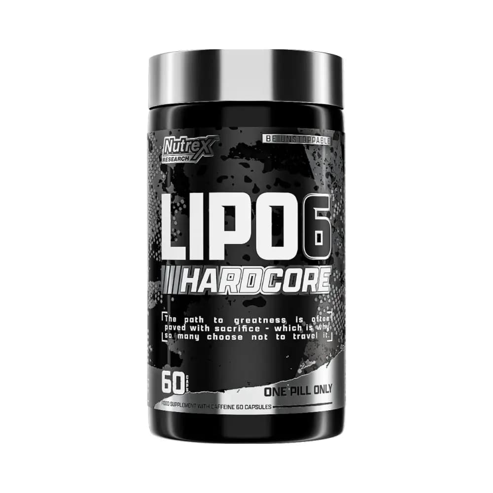 Nutrex - Lipo-6 Hardcore - Ongezoet - 60 capsules