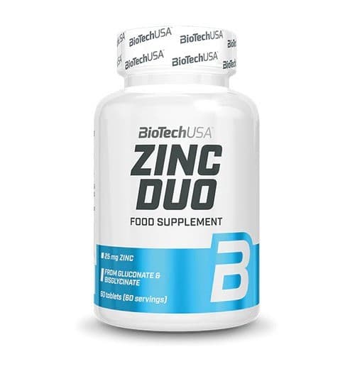 Biotechusa - Zinc Duo - 60 Tabs – BioTechUSA förpackning