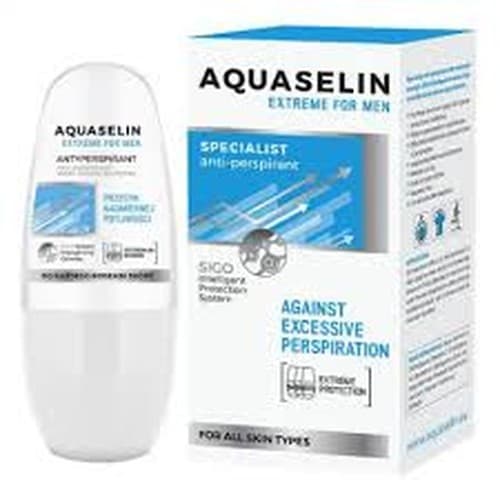Aquaselin Extreme Men Specialist Antiperspirant - 50ml – Aquaselin packaging