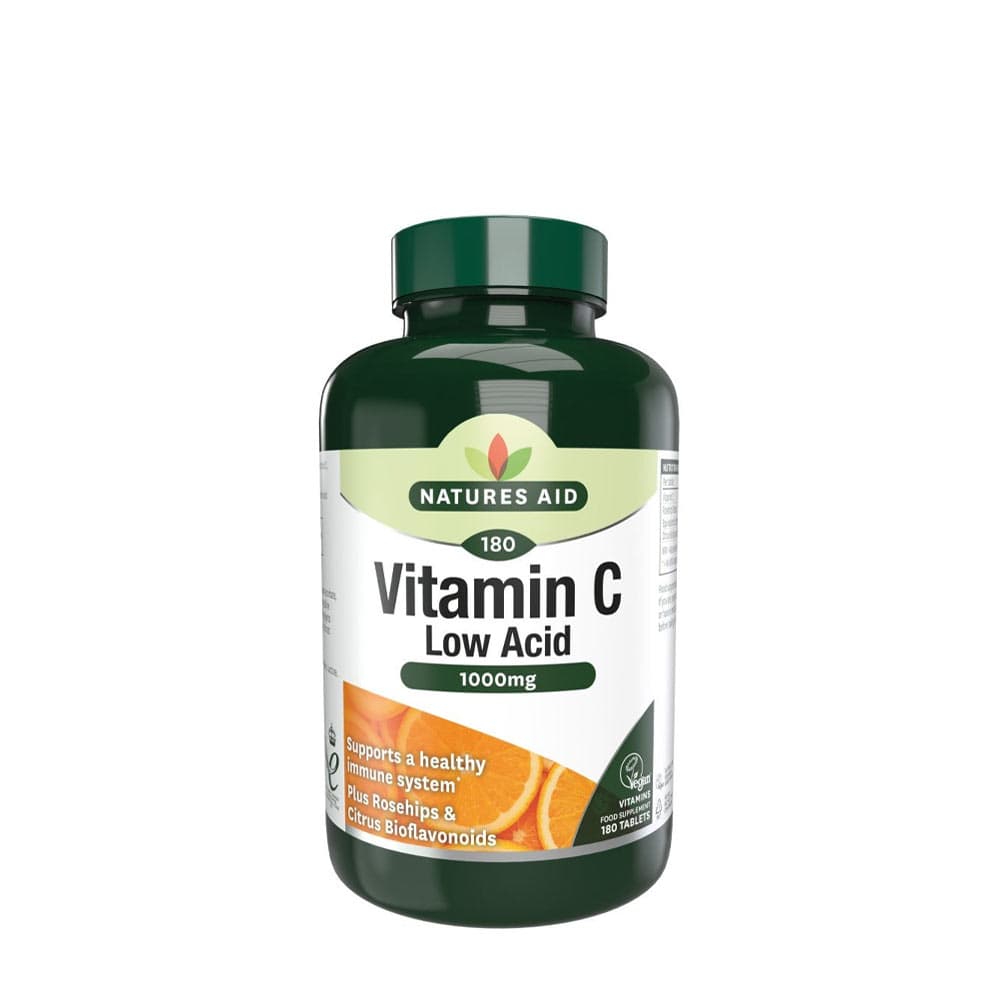 Natures Aid - Vitamina C 1000mg - Low Acid