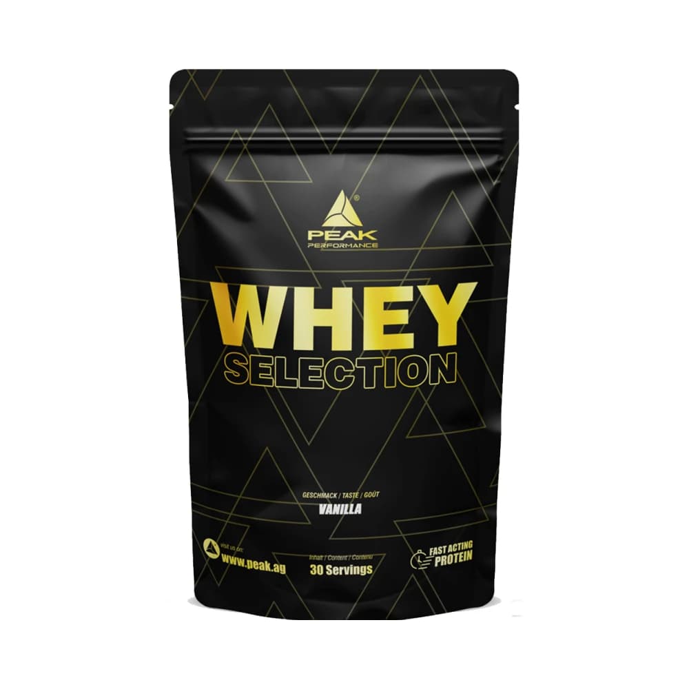 Peak Whey Selection – Peak förpackning